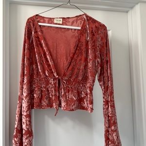 Peach Love California Boutique Long Sleeve